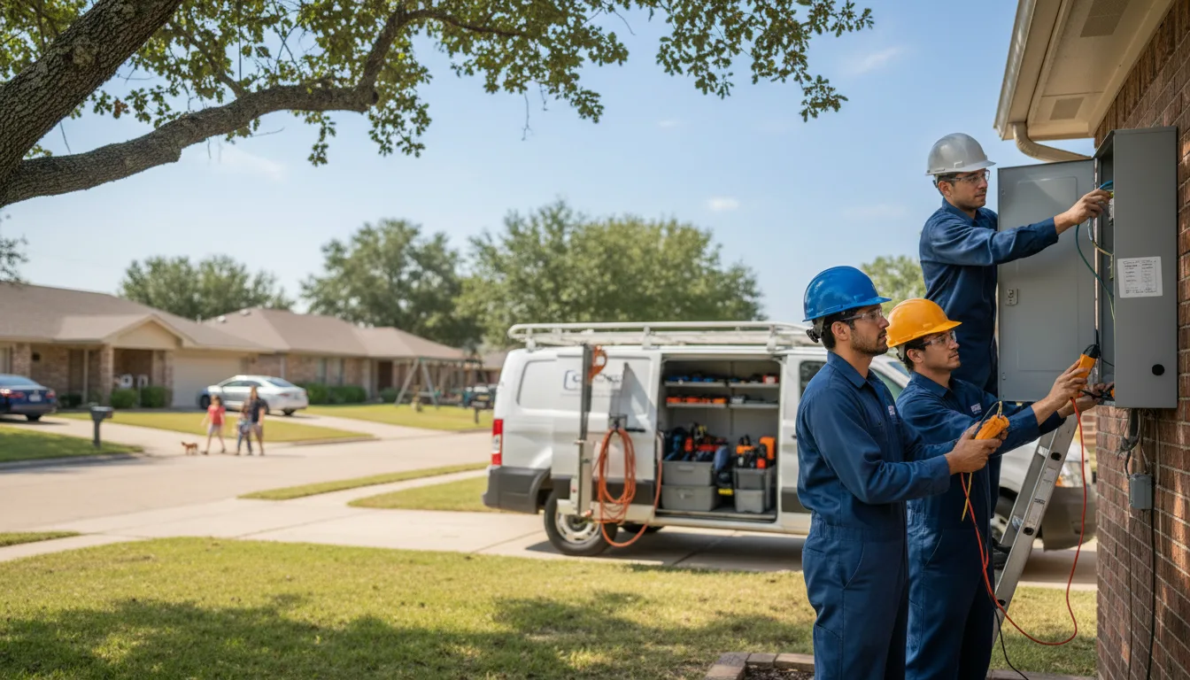 Certified electrician providing emergency electrical services in Etters, PA